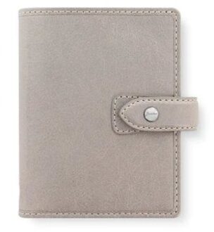 Filofax malden organiser, formaat pocket, kleur steen grijs