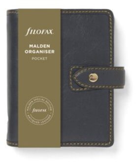 Filofax malden special edition organiser 2024, formaat pocket, kleur charcoal