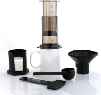 Filter Glas Espresso Koffiezetapparaat Draagbare Cafe Franse Pers Cafecoffee Pot Voor Aeropress Machine