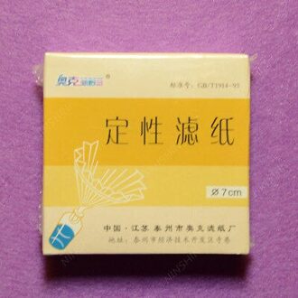 Filter Papier, 7 CM, 100 Stks/pak, OD 70mm, Kwalitatieve, Snelheid Medium