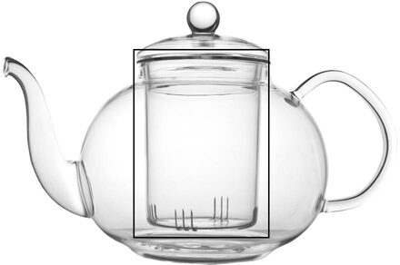 Filter voor Theepot Verona 1 L enkelwandig glas