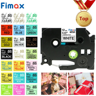 Fimax 31 Colors TZe231 TZe-231 Tze 231 tze231 Compatible for Brother P-touch Printer tze tape 12mm Label Maker PT 100 PT D200