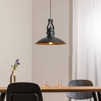 Fimda hanglamp, zwart, Ø 41 cm, metaal, E27