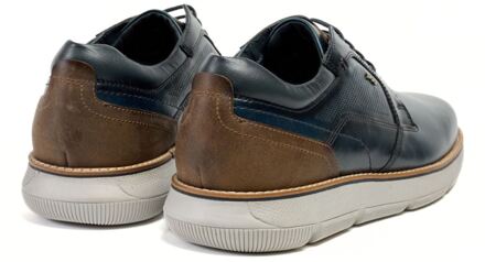 Finch Leren Heren Navy Veterschoenen - EU 44.5 / UK 10