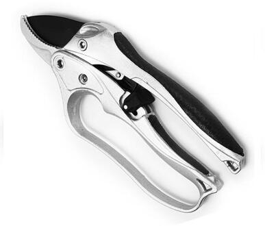 Findamaze Ratel Koolstofstaal Snoeischaar Tuinieren Boom Bloem Arbeidsbesparende Snoeischaar Snijgereedschap