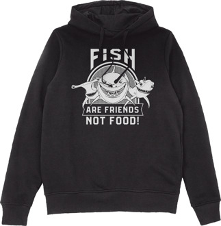 Finding Nemo Fish Are Friends Not Food Kids' Hoodie - Black - 146/152 (11-12 jaar) - Zwart - XL