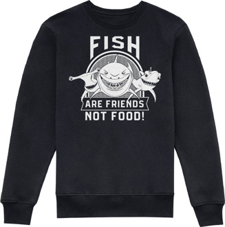 Finding Nemo Fish Are Friends Not Food Kids' Sweatshirt - Black - 110/116 (5-6 jaar) - Zwart