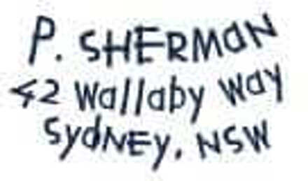 Finding Nemo P.Sherman 42 Wallaby Way Men's T-Shirt - White - S Wit