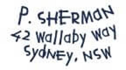 Finding Nemo P.Sherman 42 Wallaby Way Women's T-Shirt - White - M Wit