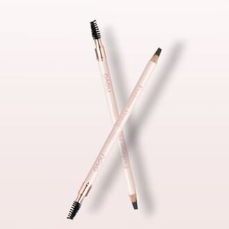 Fine Slim Chopper Eyebrow Pencil - 4 Colors 01# Natural Black - 3g