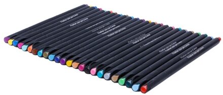 Fineliner 12 / 24 Kleuren Pen Set 0.4Mm Fijne Tip Lijn Schrijven Tekening Marker Pen