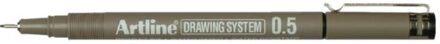 Fineliner Drawing System 0,5 mm Zwart