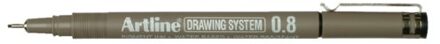 Fineliner Drawing System 0,8 mm Zwart