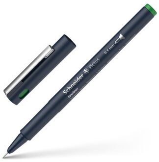 Fineliner Permanent Pictus 0,1 Mm Edelstaal Groen