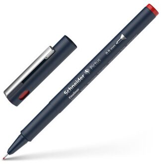 Fineliner Permanent Pictus 0,9 Mm Edelstaal Rood