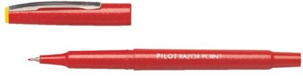 Fineliner PILOT Razor Point SW-10 PP rood 0.4mm