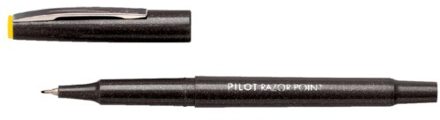 Fineliner PILOT Razor Point SW-10 PP zwart 0.4mm