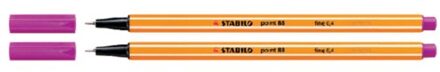 Fineliner STABILO point 88/56 roze rood