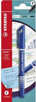 Fineliner STABILO Sensor blauw blister