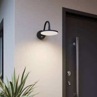 Fineria LED buiten wandlamp met sensor donkergrijs