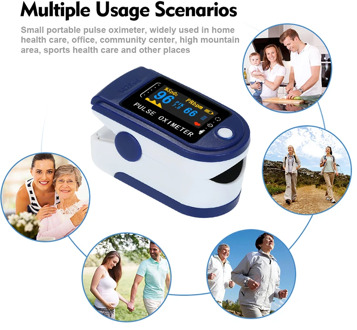 Finger Blood Oxygen Saturation Meter pulse oximeter OLED medical pulsioximetro SPO2 oximetro