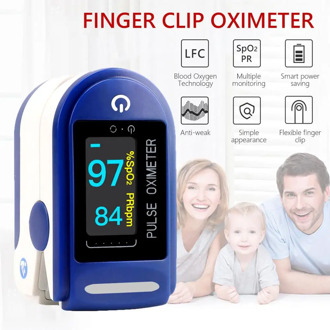 Finger Pulse Fingertip Oled Oximeter SPO2 PR PI RR Blood Oxygen With Respiratory Rate Oximetro De Pulsioximetro Dedo with case
