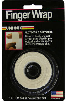 Finger Wrap Tape 1 Rol wit - one size