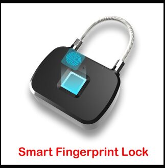 FingerprinFingerprint Lock Smart Hangslot Quick Unlock Anti-Diefstal Beveiliging Keyless voor Deur Bagage Case Bag Lock