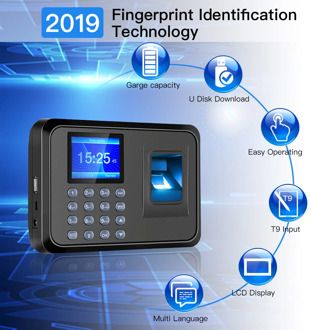 Fingerprint Attendance Machine Intelligent Biometric Fingerprint Time Attendance Machine Time Clock Recorder Device Employee
