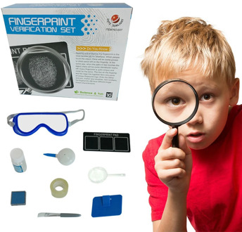 FingerprintsToy Spy Science Detection Crime Catcher Kit for Children Kids Stem Toys Children Scientific