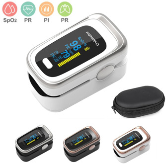 Fingertip Pulse Oximeter OLED Finger Oximetro SPO2 PR PI RR ODI4 Respiratory Rate Sleep Monitor with Case De Pulsioximetro Dedo