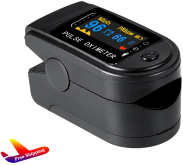 Fingertip Pulsoximeter SPO2 Monitor Oximetro Portable Finger Pulse Oximeter Blood Oxygen Saturation meter