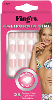 Fingrs French Manicure California Girl - 28 stuks - Nepnagels