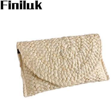 Finiluk Fashion Girl Woven Bag Women Cluth Bag Casual Shoulder Bag Ladies Tote Bag Beach Handbag Crossbody Bag BIZ217 PM49