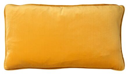 FINN - Kussenhoes 30x50 cm - velvet - lendekussen - Golden Glow - geel