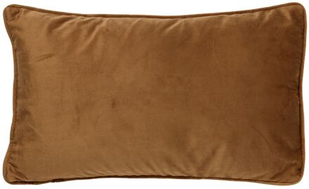 FINN - Kussenhoes 30x50 cm - velvet - lendekussen - Tobacco Brown - bruin