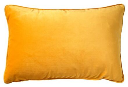 FINN - Kussenhoes 40x60 cm - velvet - effen kleur - Golden Glow - geel
