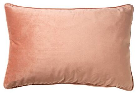 FINN - Kussenhoes 40x60 cm - velvet - effen kleur - Muted Clay - roze