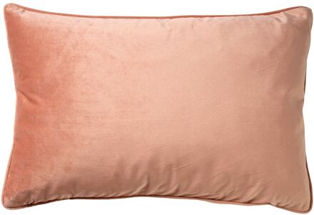 FINN - Kussenhoes 40x60 cm - velvet - effen kleur - Muted Clay - roze