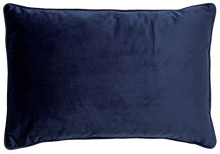 FINN - Kussenhoes velvet Insignia Blue 40x60 cm - donkerblauw