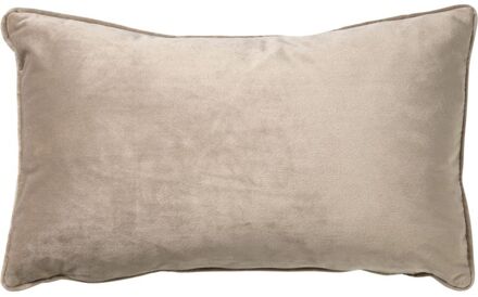 FINN - Sierkussen 30x50 cm - velvet - lendekussen - Pumice Stone - beige