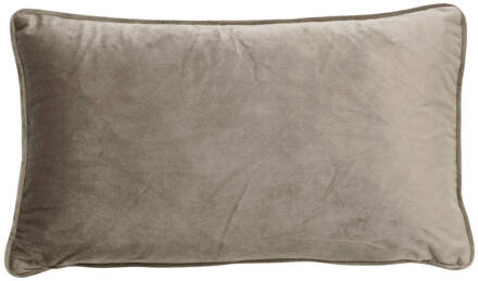 Finn - Sierkussen Velvet Driftwood 30x50 Cm - Taupe - Bruin