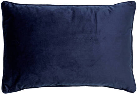 Finn - Sierkussen Velvet Insignia Blue 40x60 Cm - Blauw