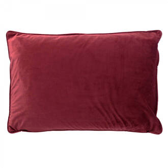 Finn - Sierkussen Velvet Merlot 40x60 Cm - Rood - Rood