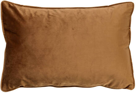 Finn - Sierkussen Velvet Tobacco Brown 40x60 Cm - Bruin - Bruin