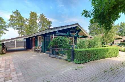 Finse bungalow in Hulshorst met houtkachel en jachthuisje