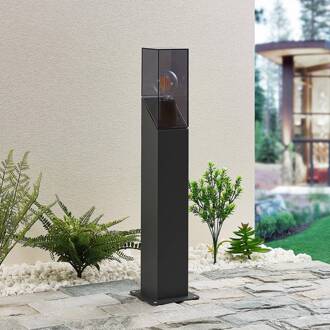 Fiola sokkellamp, 60 cm, antraciet, IP54 antraciet, helder