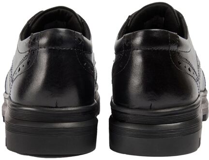 Fiona Meisjes Zwart Leren Brogues - EU 37 / UK 4