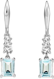 'Fira' Dames 925 Sterling Zilver Set: Ketting + Oorbellen + Ring - Zilver SET-7571