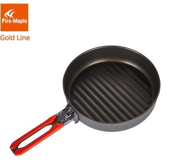 Fire Maple Goud Lijn Non-stick Koekenpan Outdoor Camping Wandelen Koekenpan Met Anti-aanbaklaag Fryan 0.9L 210G